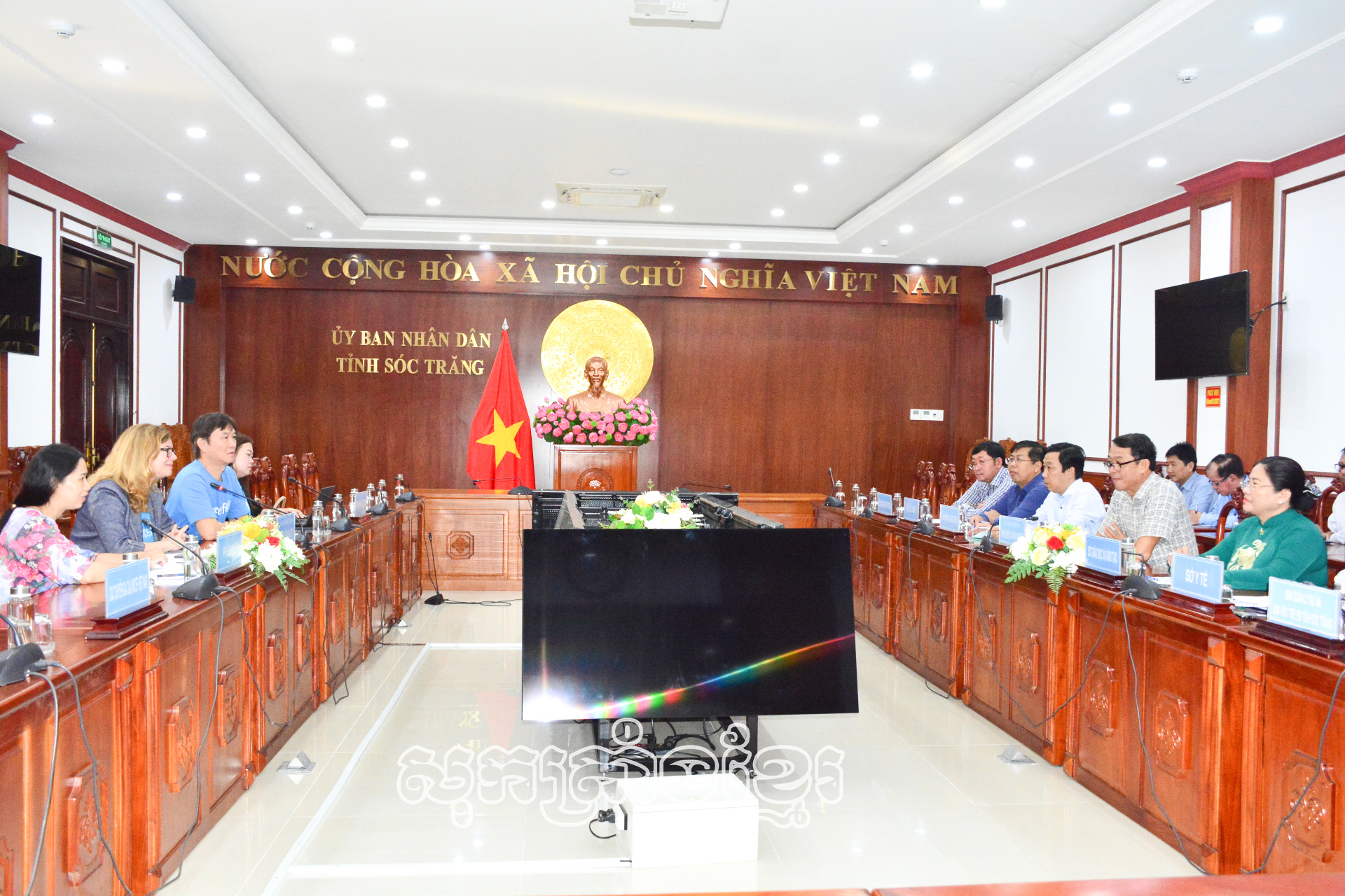 បង្កើនកិច្ច​សហការរវាងខេត្តសុកត្រាំងនិងUNICEF