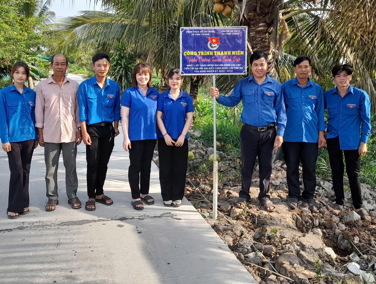 យុវជនថាញ់ទ្រី លើកកម្ពស់ការចលនាយុវជនស្ម័គ្រចិត្តជាមួយនឹងសំណង់ដ៏មានអត្ថន័យ​