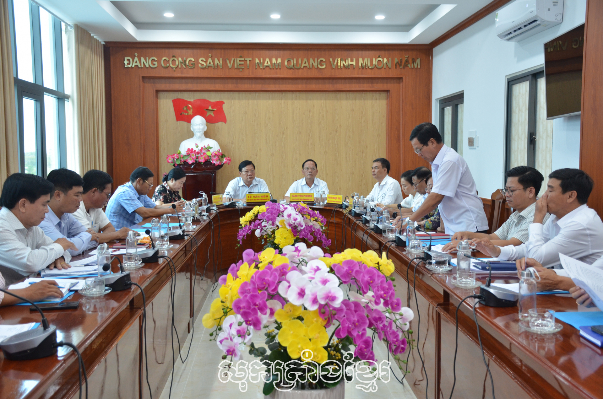 ចាត់តាំងប្រជុំក្រុមតំណាងក្រុមប្រឹក្សាប្រជាជនខេត្តអង្គភាពស្រុកមីស្វៀង