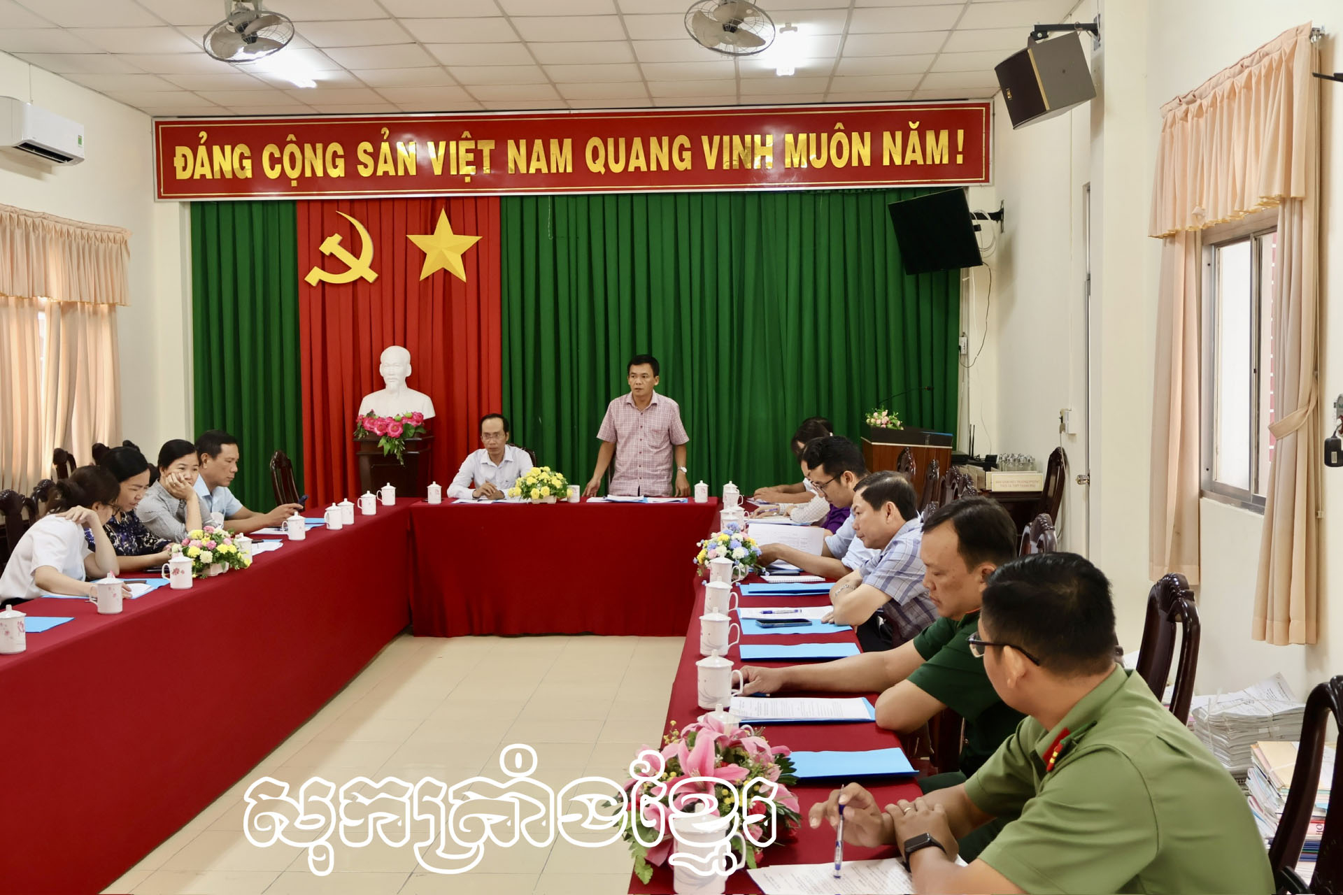 ត្រៀមចាត់តាំងពិធីប្រឡង “ស្វែងយល់ច្បាប់ពីវិស័យការងារជនជាតិឆ្នាំ២០២៤-២០២៥” លើភូមិដ្ឋានខេត្តសុកត្រាំង