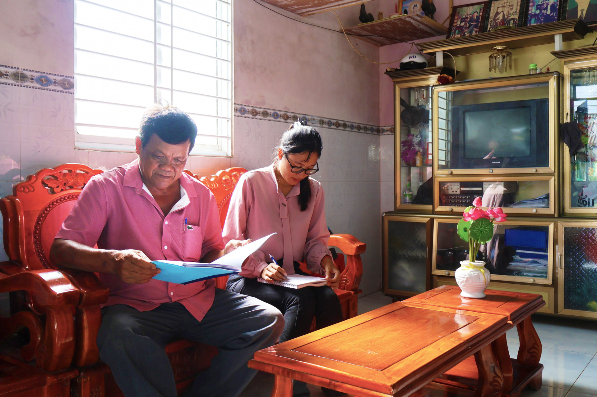 ប្រធានគណៈប្រជាជនភូមិ អស់ពីចិត្តដើម្បីប្រជាជន